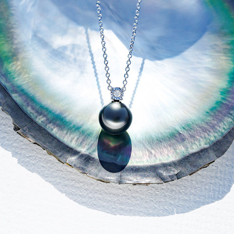 Pendentif Perle Tahiti Diamant