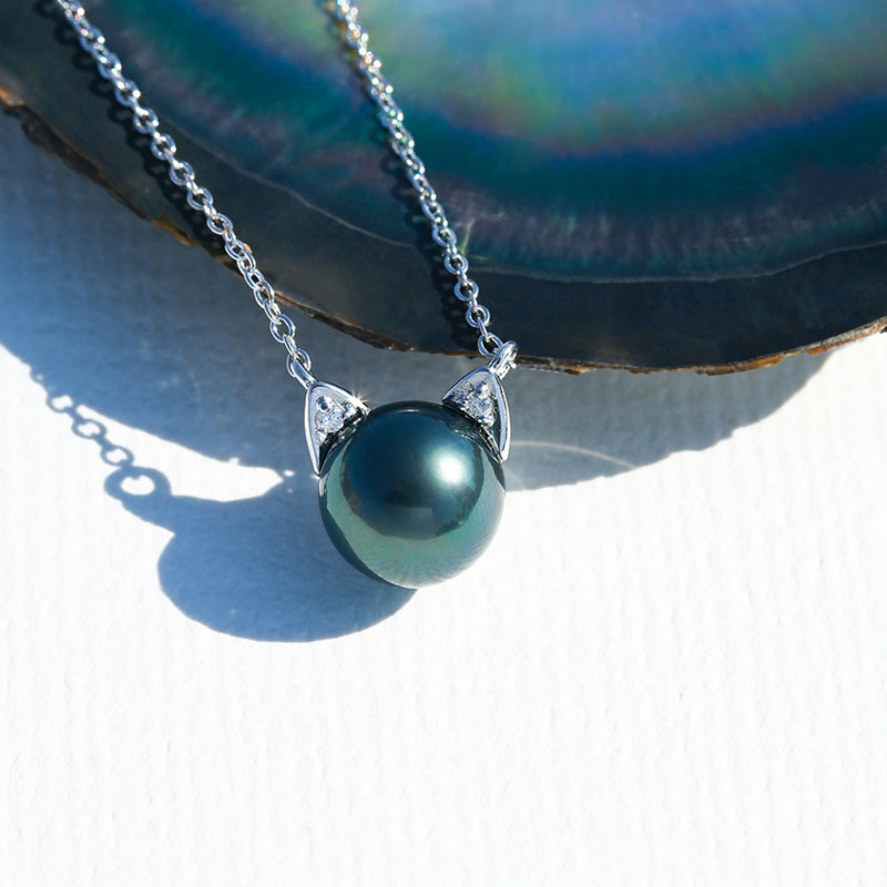 Collier de Perles Noires de Tahiti