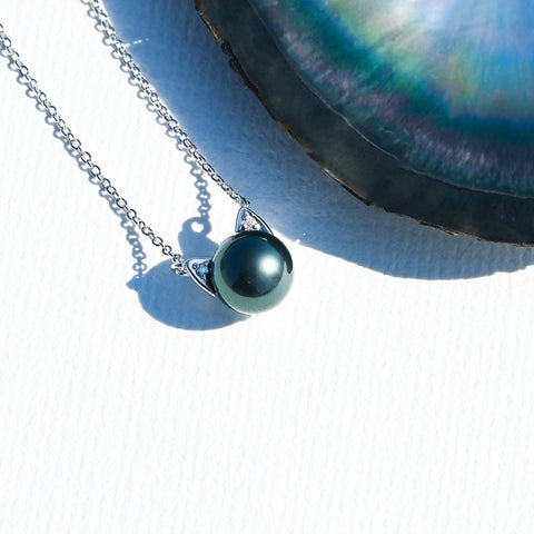Collier de Perles Noires de Tahiti