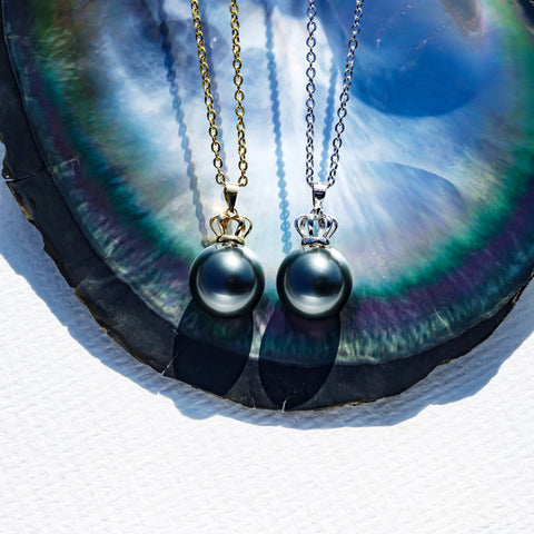 Pendentif Perle de Culture Noire