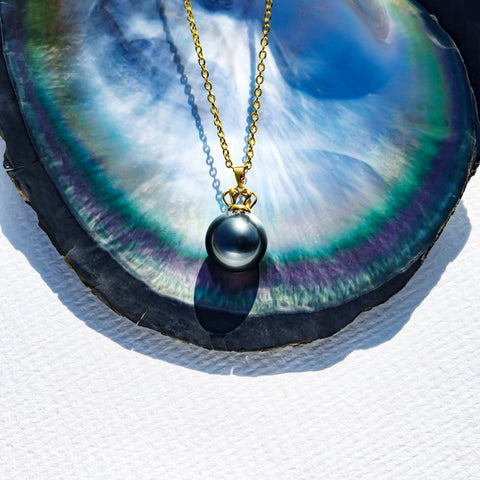 Pendentif Perle de Culture Noire