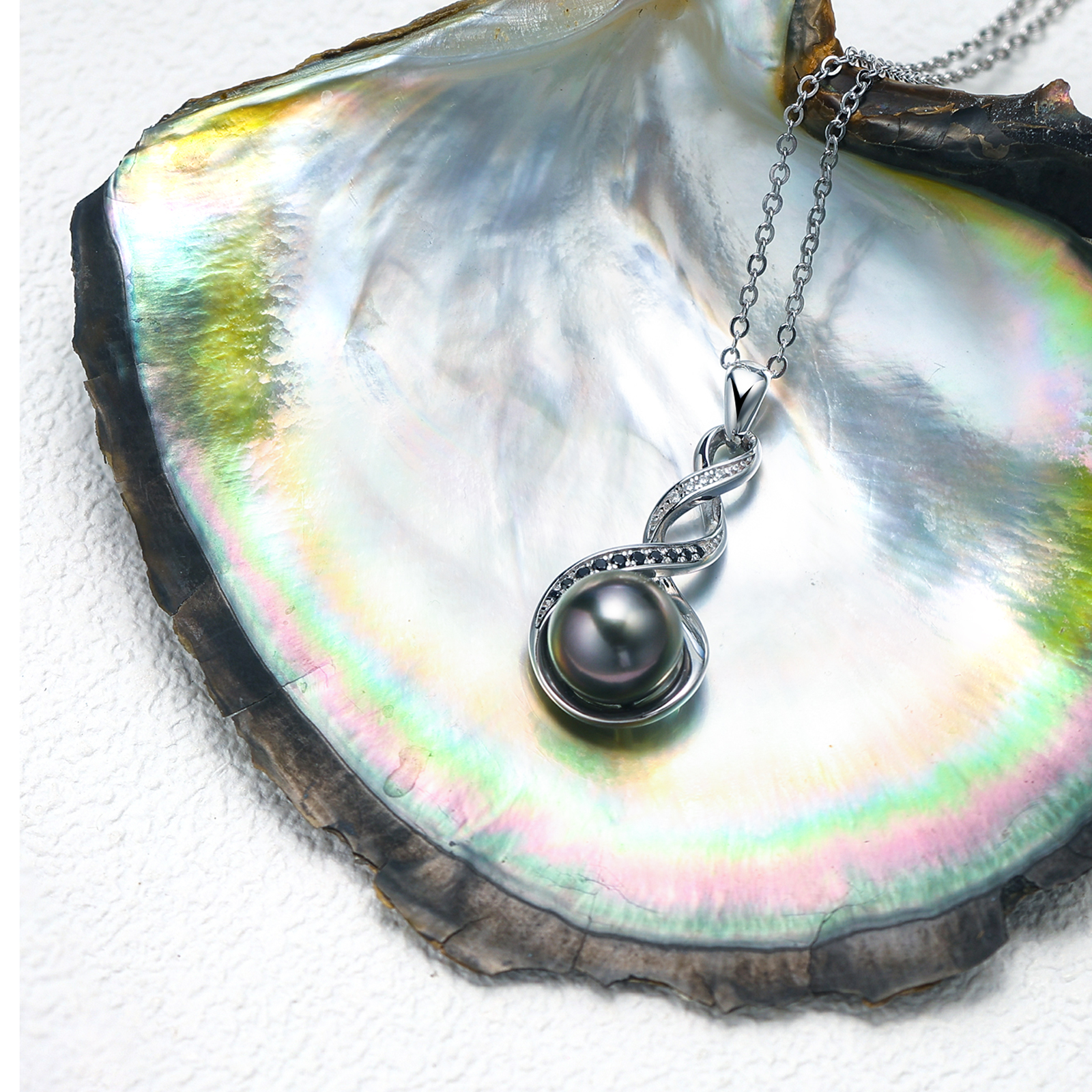 Pendentif Perle de Tahiti Torsade