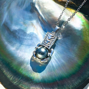 Pendentif Perle Tahiti Tiki