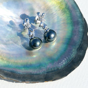 Boucle D'oreille Perle Noire