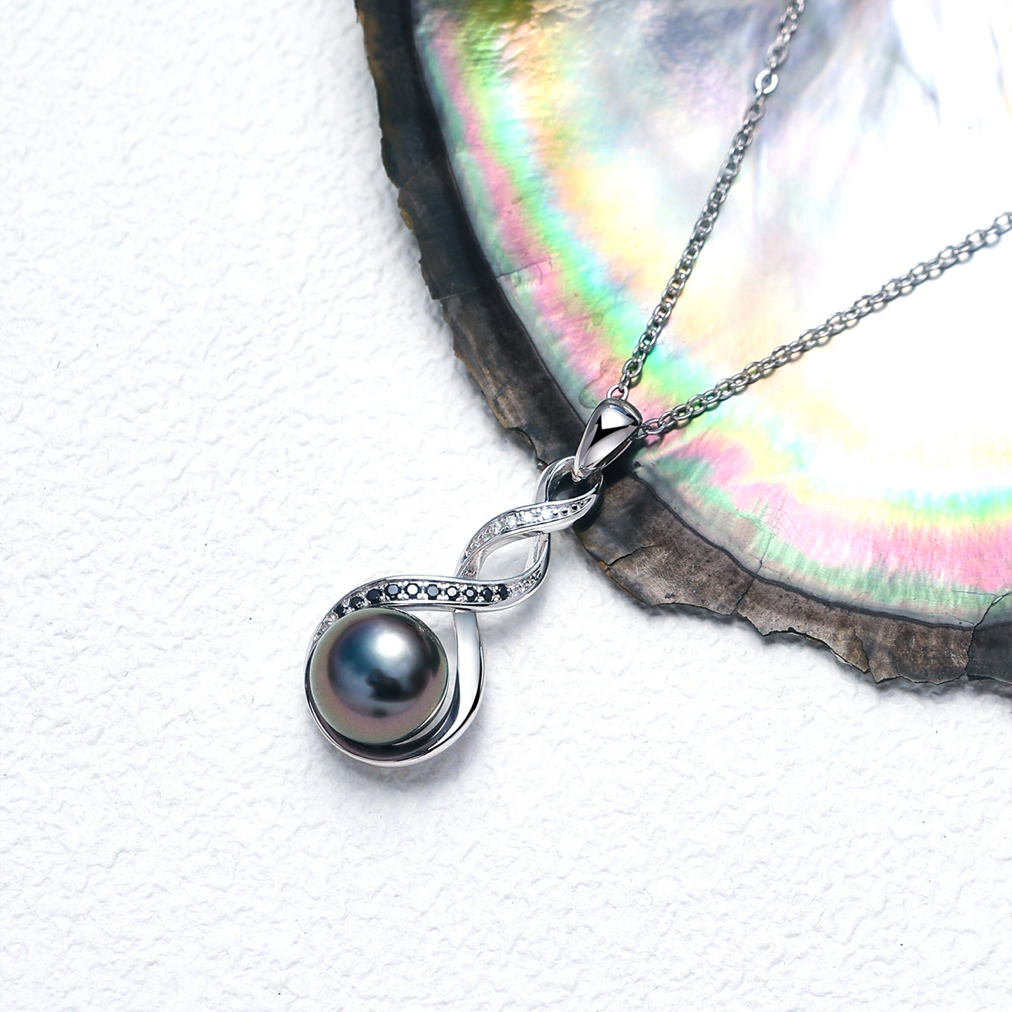 Pendentif Perle de Tahiti Torsade