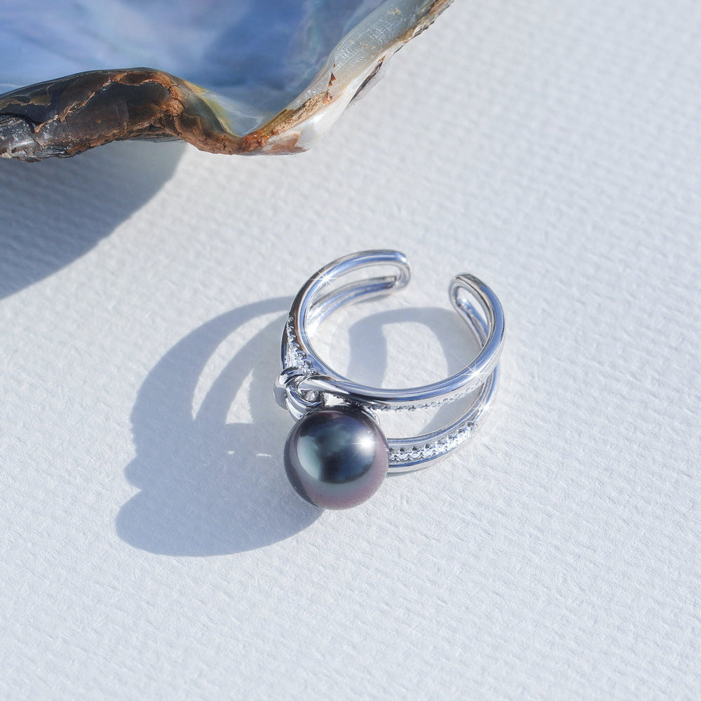Bague Perle de Tahiti Aurore