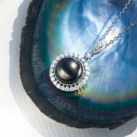 Pendentif Perle de Tahiti Diamant