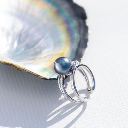 Bague Perle de Tahiti Aurore