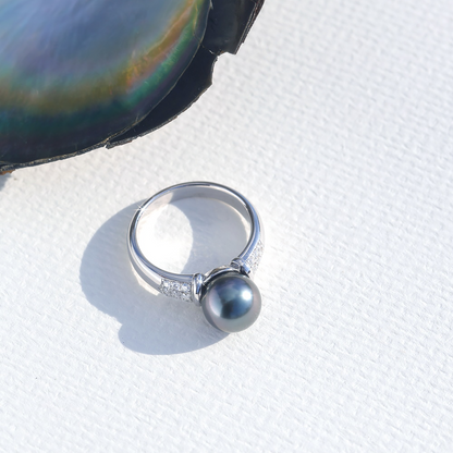 Bague Perle de Tahiti Iris