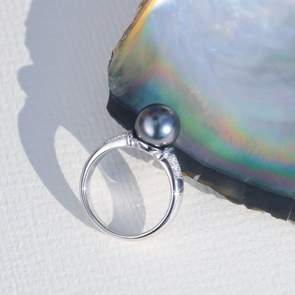 Bague Perle de Tahiti Iris