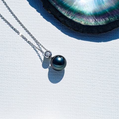 Pendentif Perle Noire Tahiti