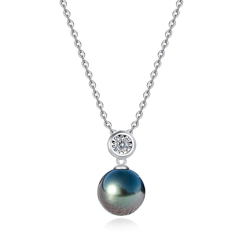Pendentif Perle Noire Tahiti