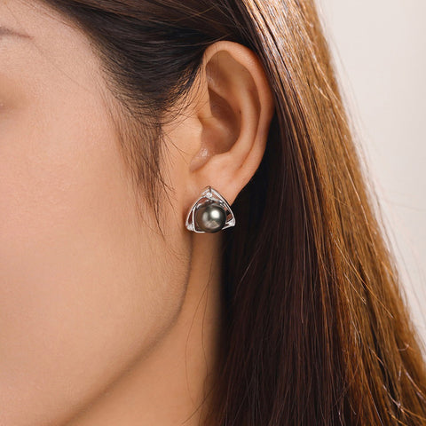 Boucles D'oreilles en Perles de Tahiti