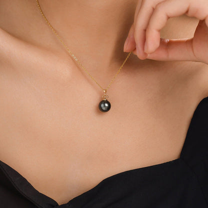 Pendentif Perle de Culture Noire