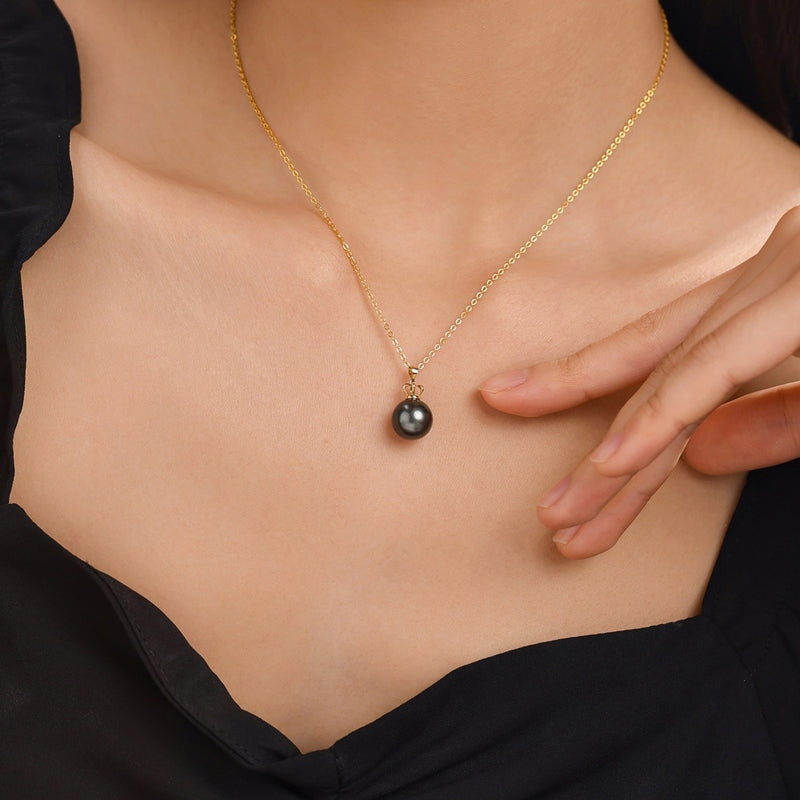 Pendentif Perle de Culture Noire