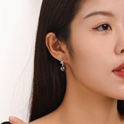 Boucle D'oreille Perle Noire