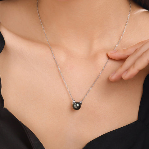 Collier de Perles Noires de Tahiti