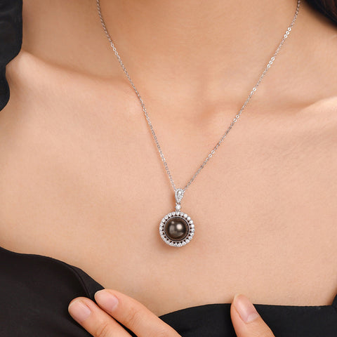 Pendentif Perle de Tahiti Diamant