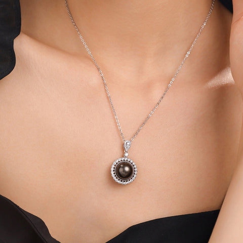 Pendentif Perle de Tahiti Diamant