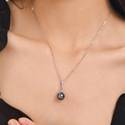 Collier Argent Perle de Tahiti