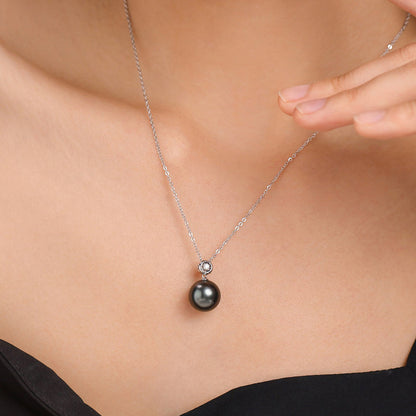 Pendentif Perle Noire Tahiti