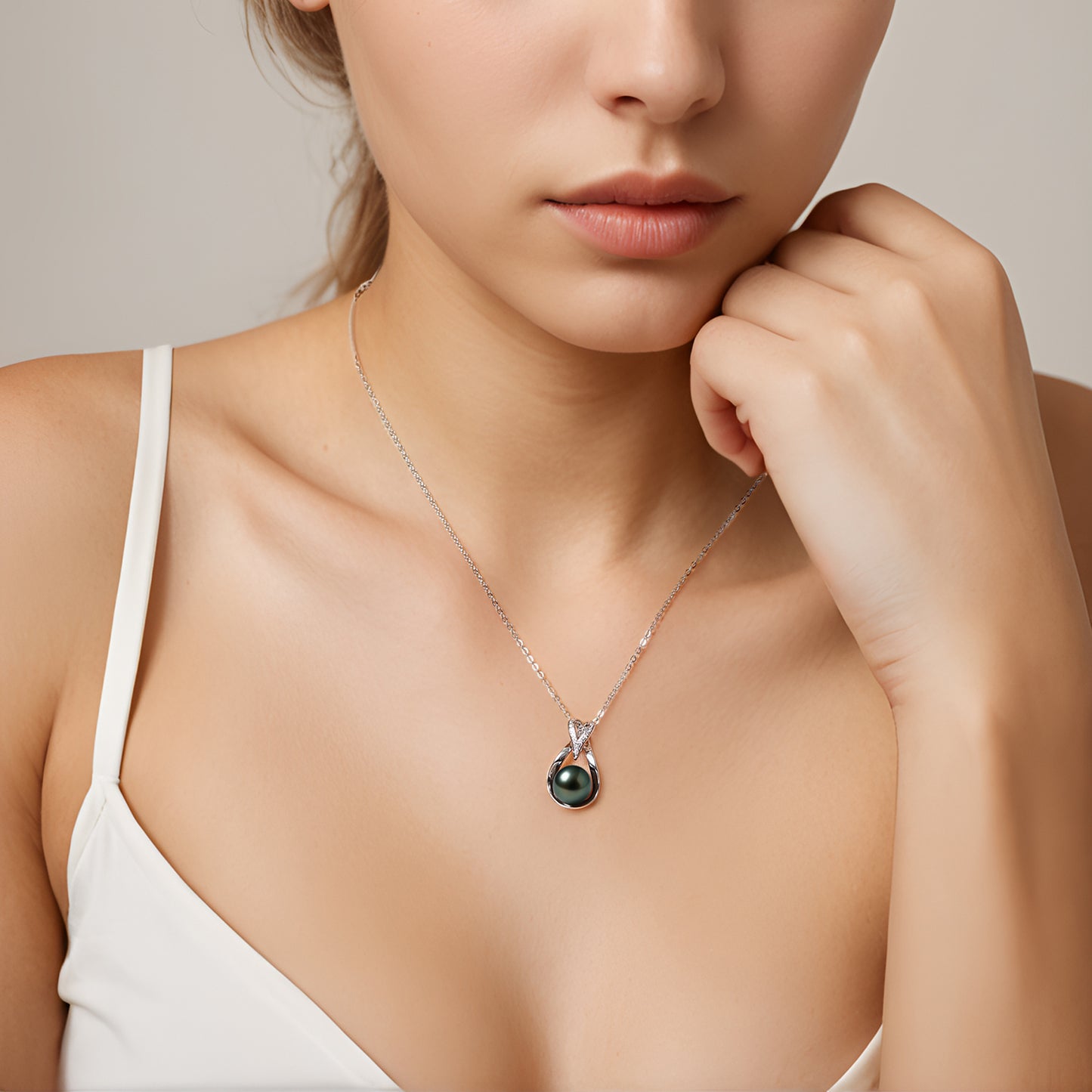 Pendentif Perle de Tahiti Vivi