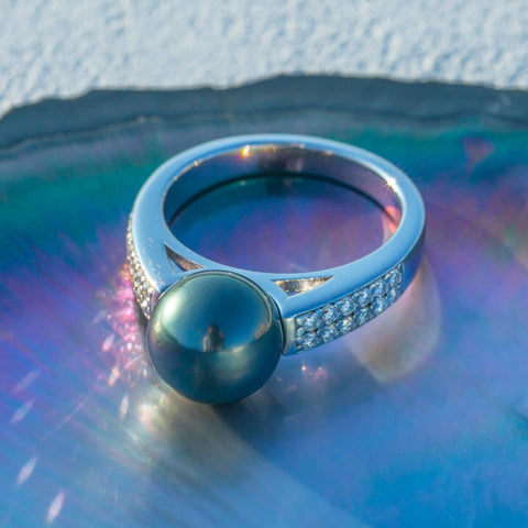 Bague Perle de Tahiti