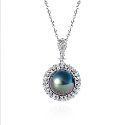Pendentif Perle de Tahiti Diamant