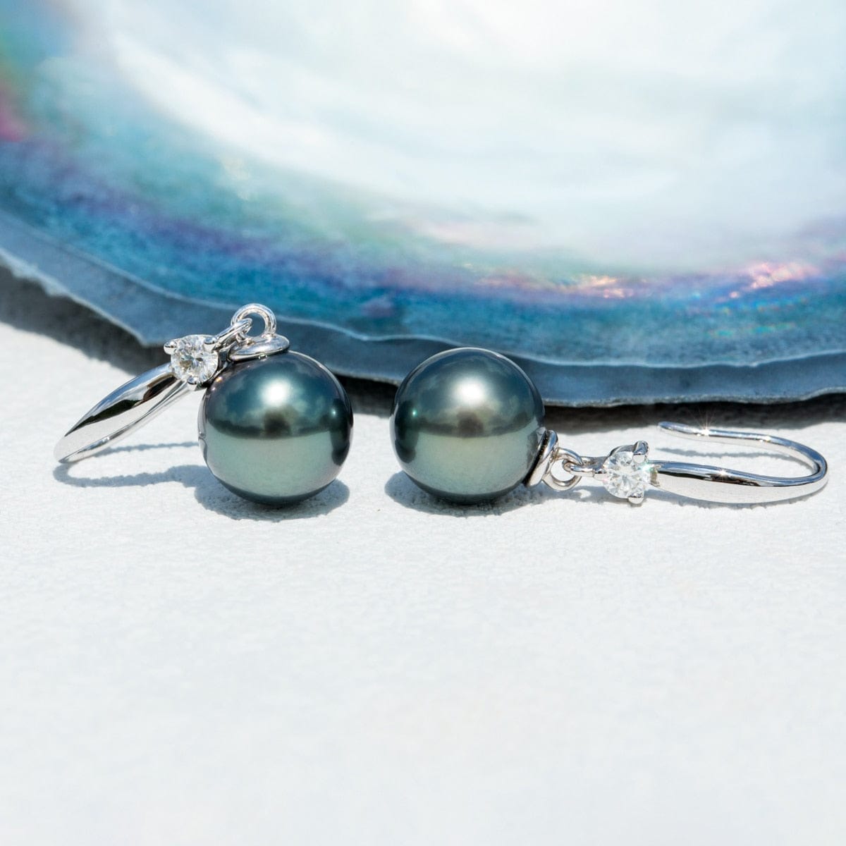 Bouble D'oreille Perle de Tahiti Tama