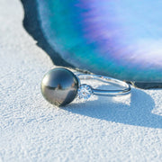 Bague Perle de Tahiti Hinehauone
