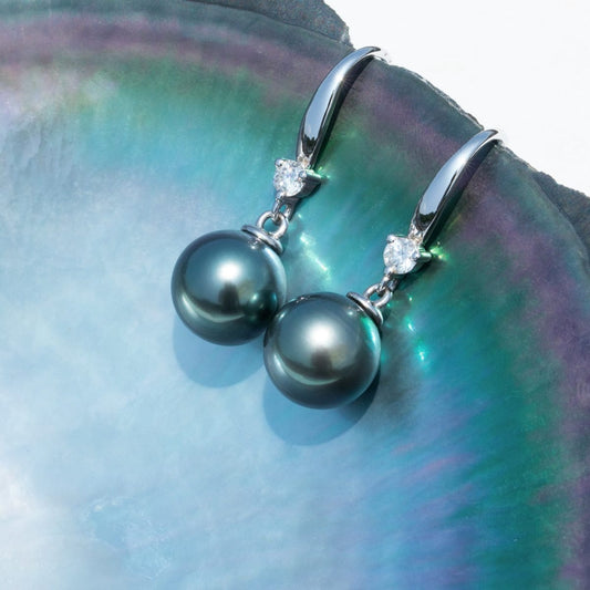 Bouble D'oreille Perle de Tahiti 