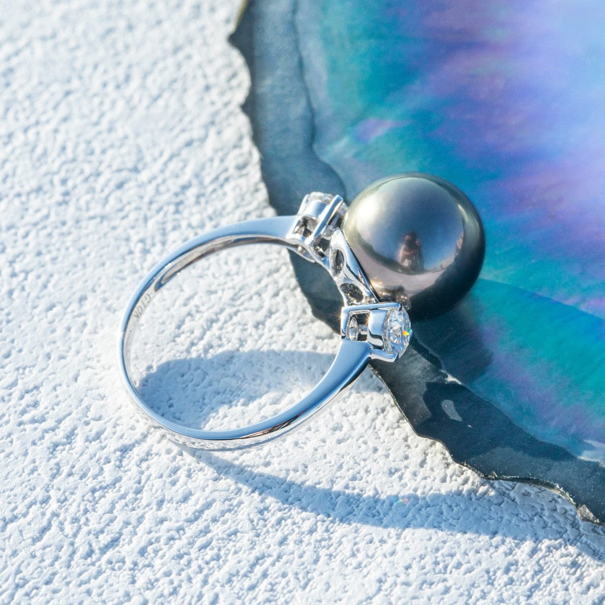 Bague Perle de Tahiti Hinehauone