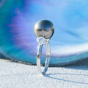 Bague Perle de Tahiti Hinehauone