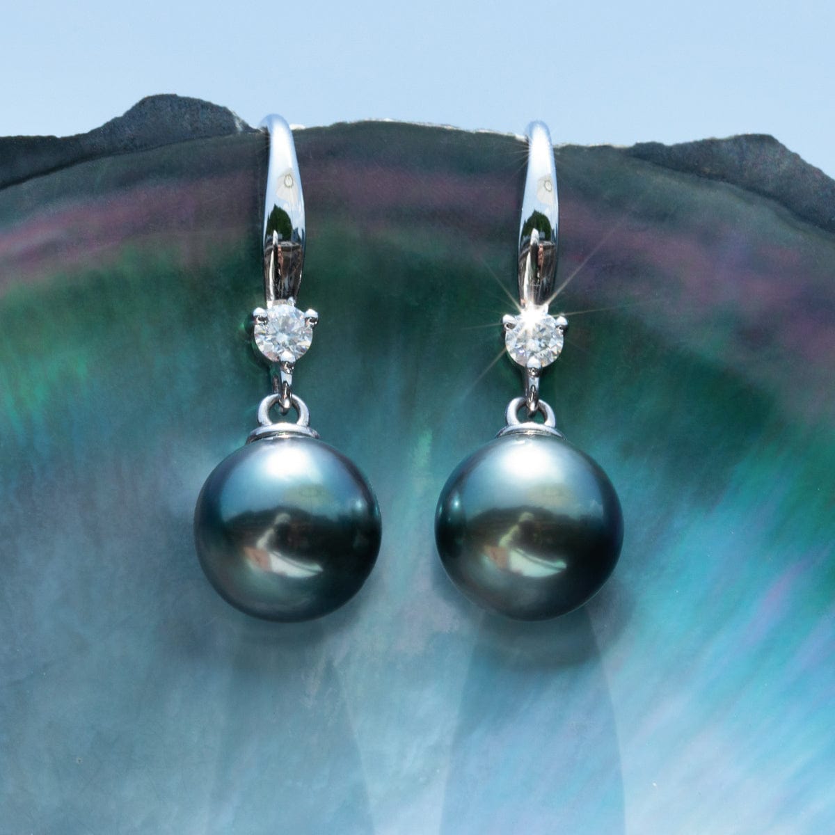 Bouble D'oreille Perle de Tahiti Tama