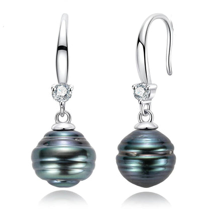 Boucle D'oreille Perle de Tahiti Rawinia
