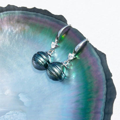 Boucle D'oreille Perle de Tahiti 