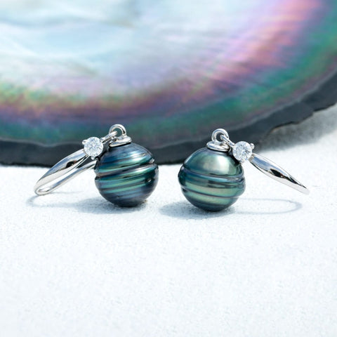 Boucle D'oreille Perle de Tahiti
