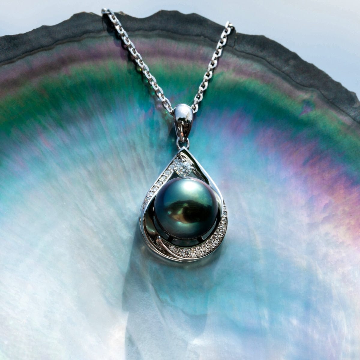 Pendentif Perle de Tahiti Hine