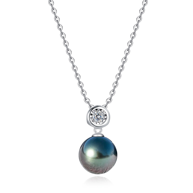 Pendentif Perle Noire Tahiti