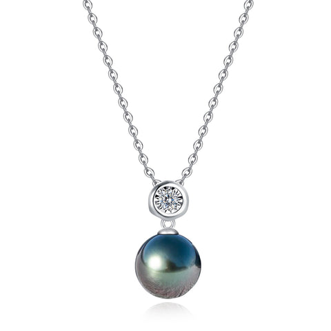 Pendentif Perle Noire Tahiti
