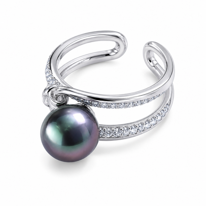 Bague Perle de Tahiti Aurore