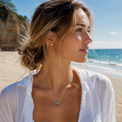 Collier ras de Cou Perle de Tahiti