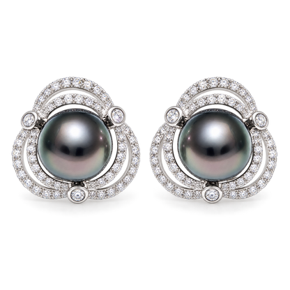 Boucle D'oreille Perle de Tahiti Lili