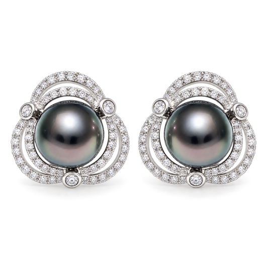 Boucle D'oreille Perle de Tahiti Lili