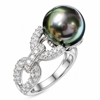 Bague perle de Tahiti Léa