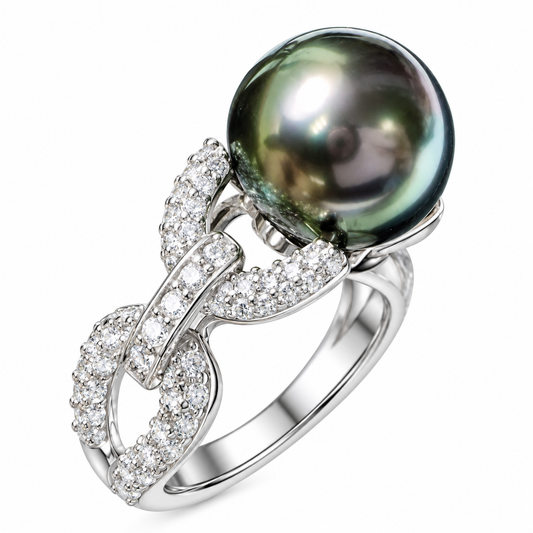 Bague perle de Tahiti Léa