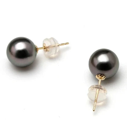 Boucle D'oreille Perle de Tahiti Or