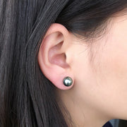 Boucle D'oreille Perle de Tahiti Or