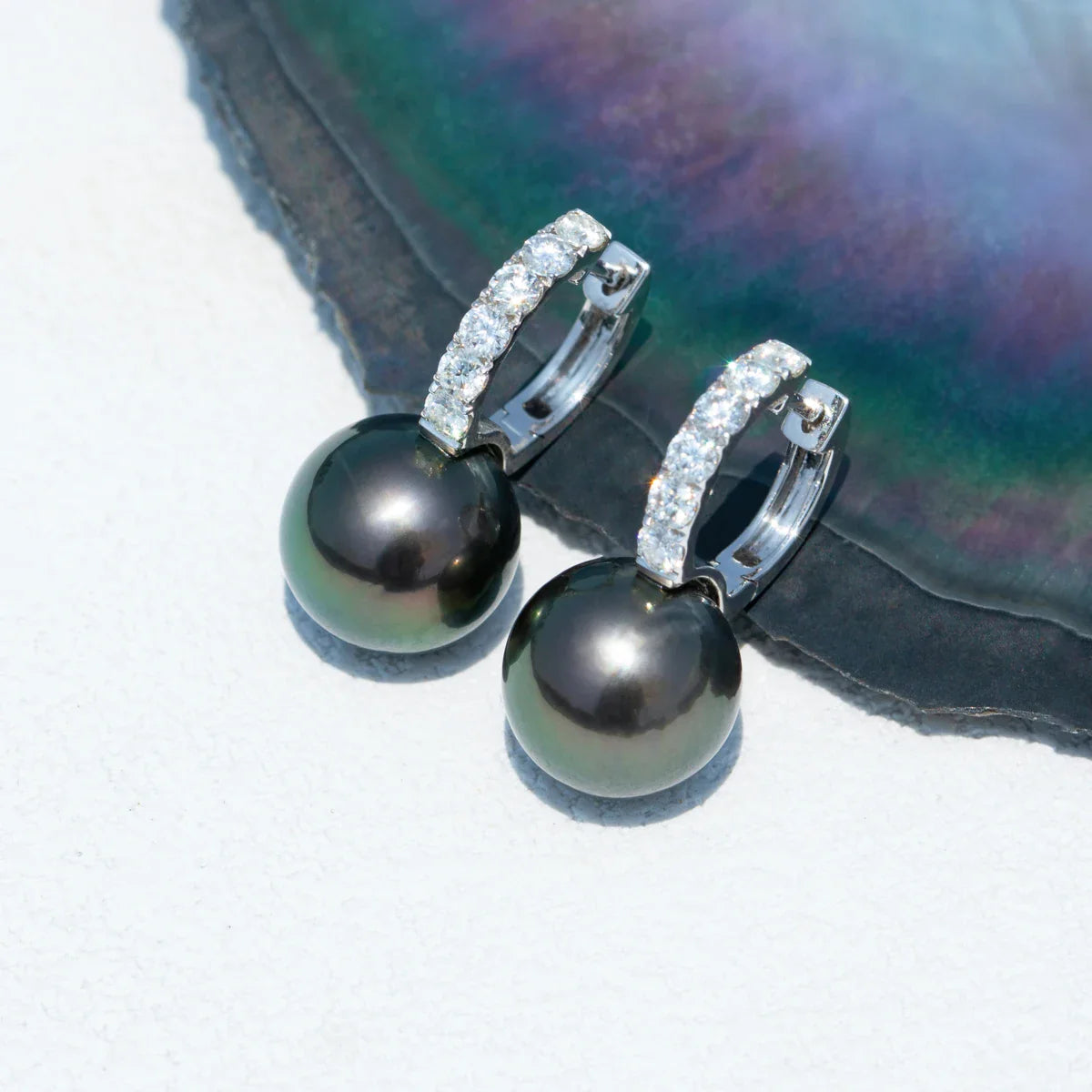Perle de Tahiti Boucle D'oreille