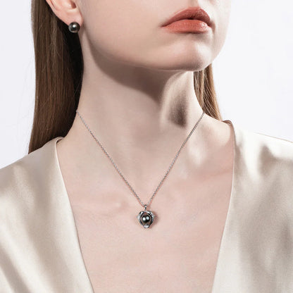 Pendentif Perle de Tahiti Dauphins